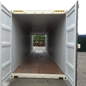 40ft high cube one trip double door shipping container
